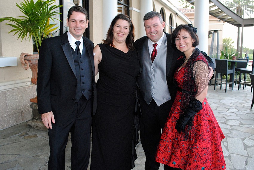 Stuart and Tia Henderson with Steve Padgett and Rina Avellaneda