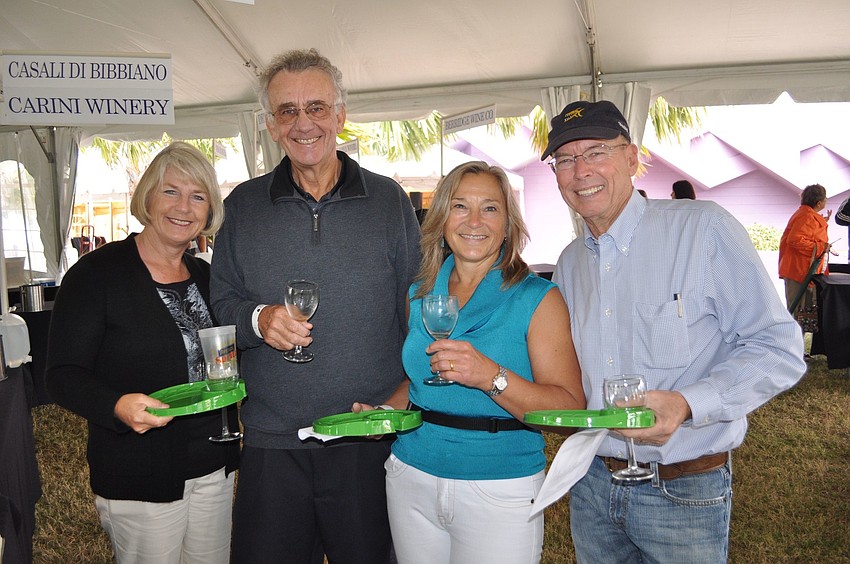 Cathy and Gary Backlund with Mary Ann and Gene Dillahunty