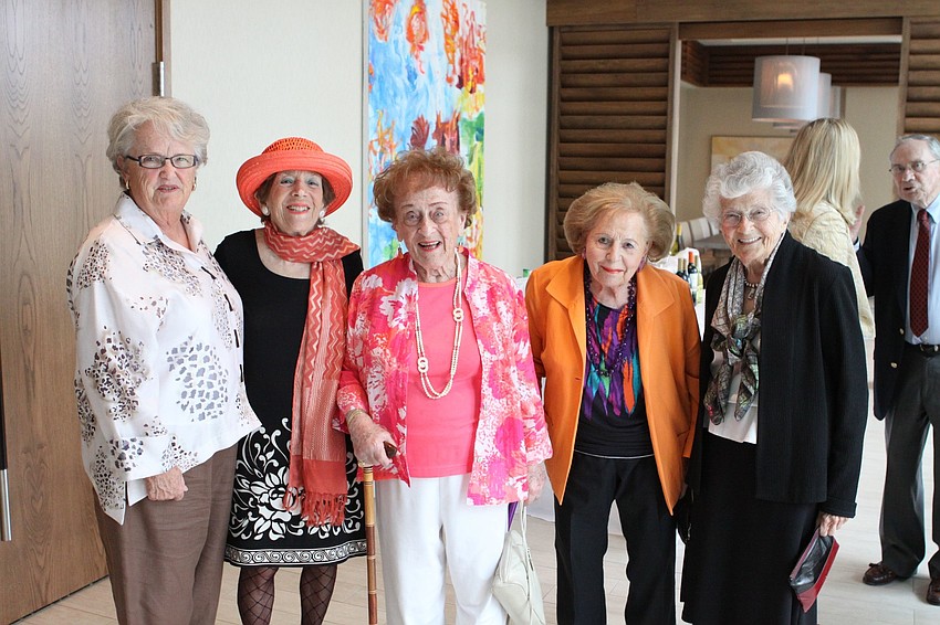 Karen Berman, Mimi Edlin, Dottie Stevens, Hariet Marks and Frances Eisner