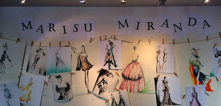 Fashion sketches by Marisu Miranda