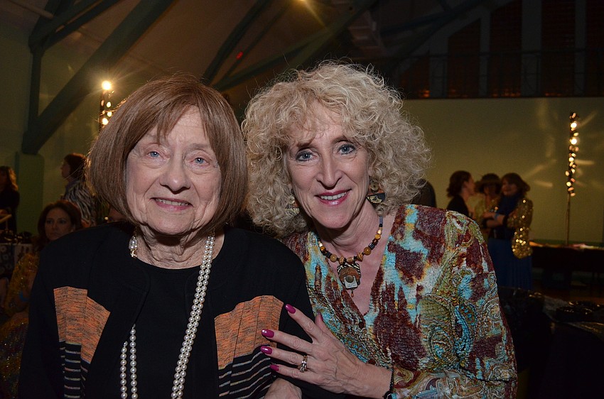 Betty Isermann and Elaine Charney
