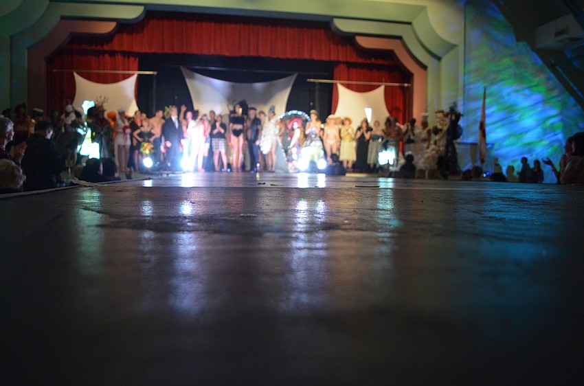 Models strutted down the catwalk to exhibit designerâ€™s work.