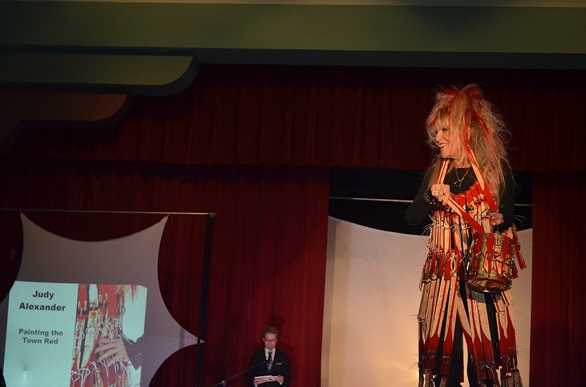 Painting the Town Red by Judy Alexander