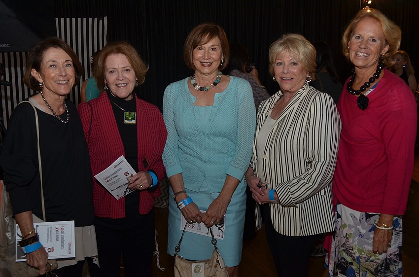 Judy Rush, Kristi Bundrant, Sue Hoffman, Chicky Drost and  Prudence Bell