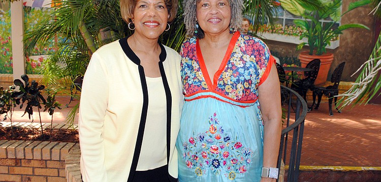 Mary Braxton-Joseph with featured guest Charlayne Hunter-Gault