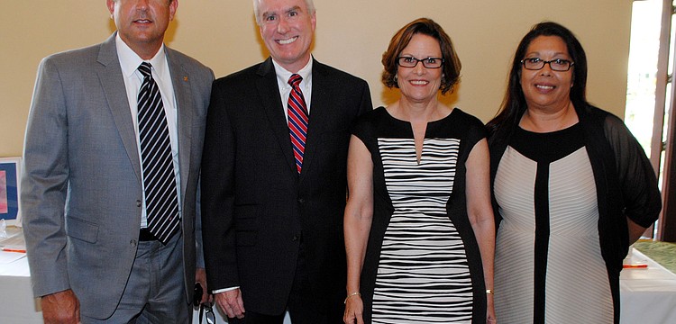 Eric Anglade, Bill Thomas, Audrey Mills and Carol Powers