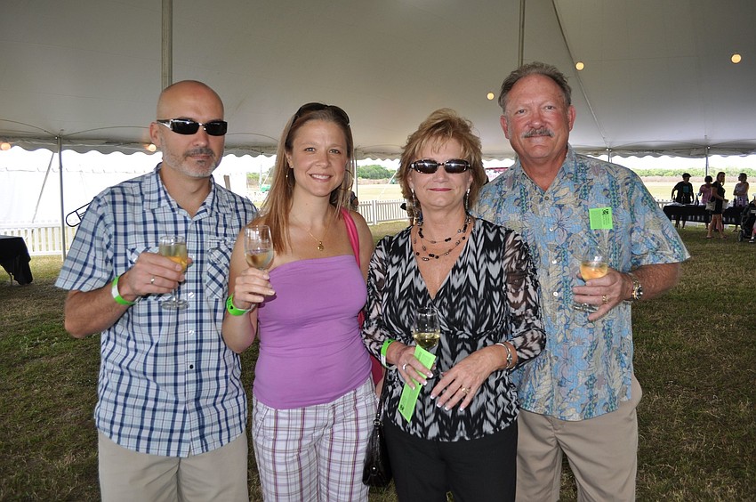 Jamie and Andrea Dennis with Barbara and Mike Mott