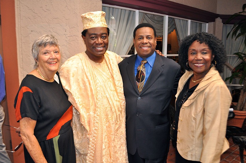 June Gordon, Bishop Henry Porter, honoree Nate Jacobs and Joyce Bellamy