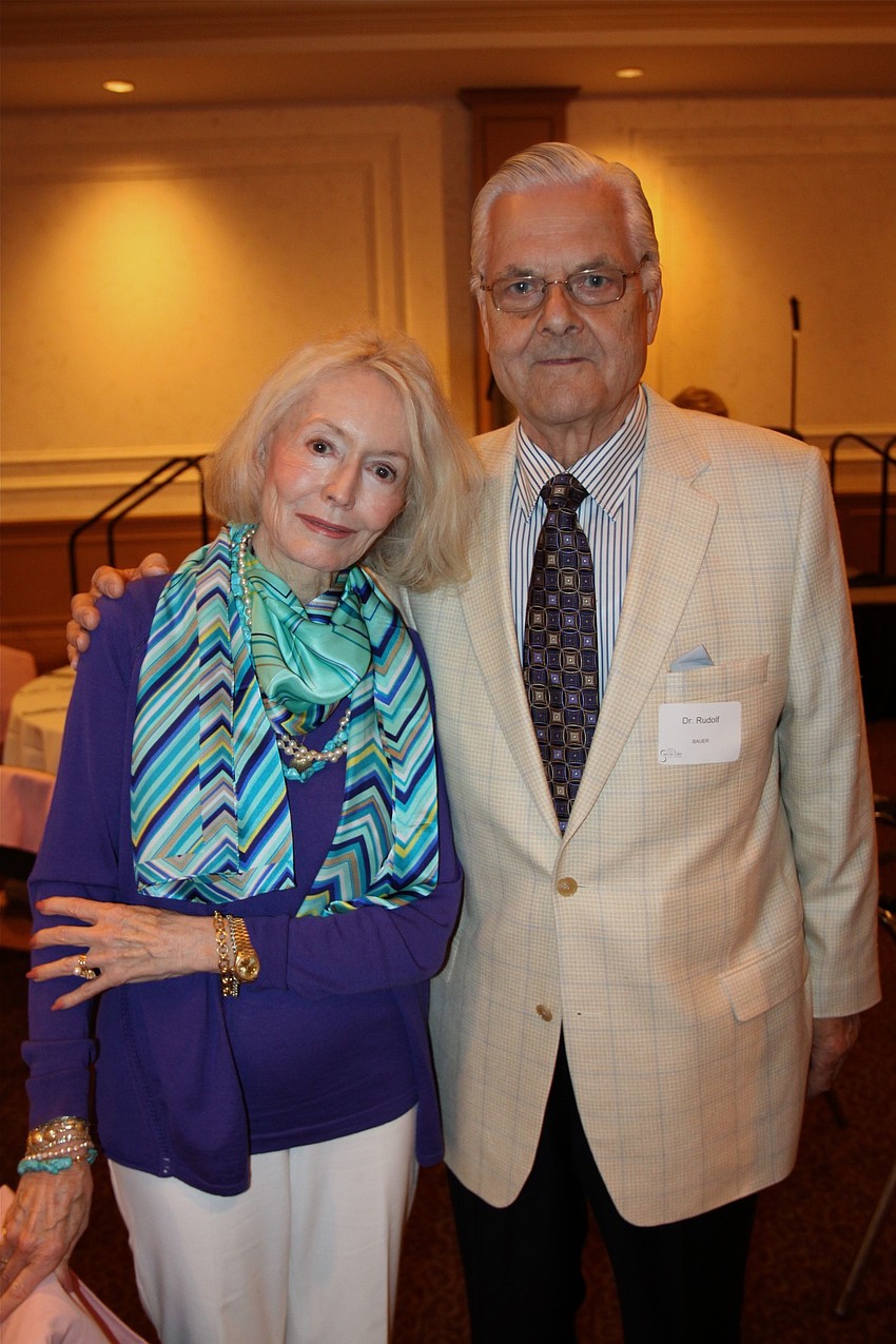 Betty York and Dr. Rudy Bauer