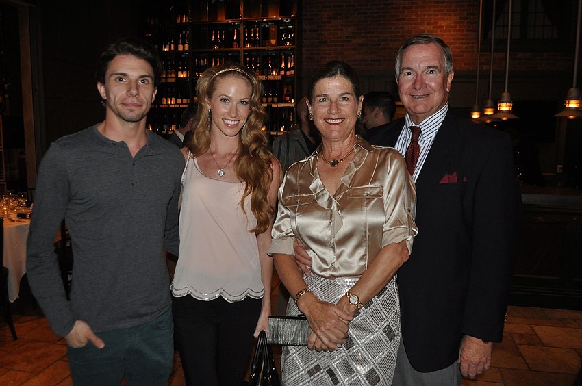 Ricki Bertoni and Danielle Brown with Lucia and Steve Almquist