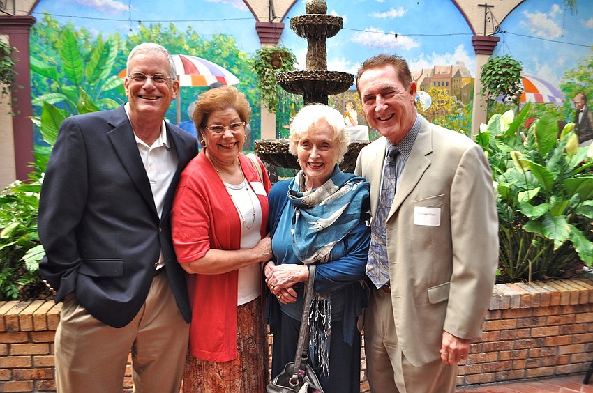 Jay and Barbara Leverone with Pat and Michael Glass