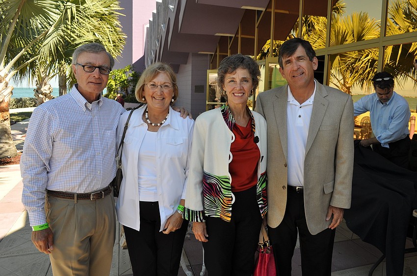 Jim and Carolyn McDonald with Marilyn and Martin Feinberg