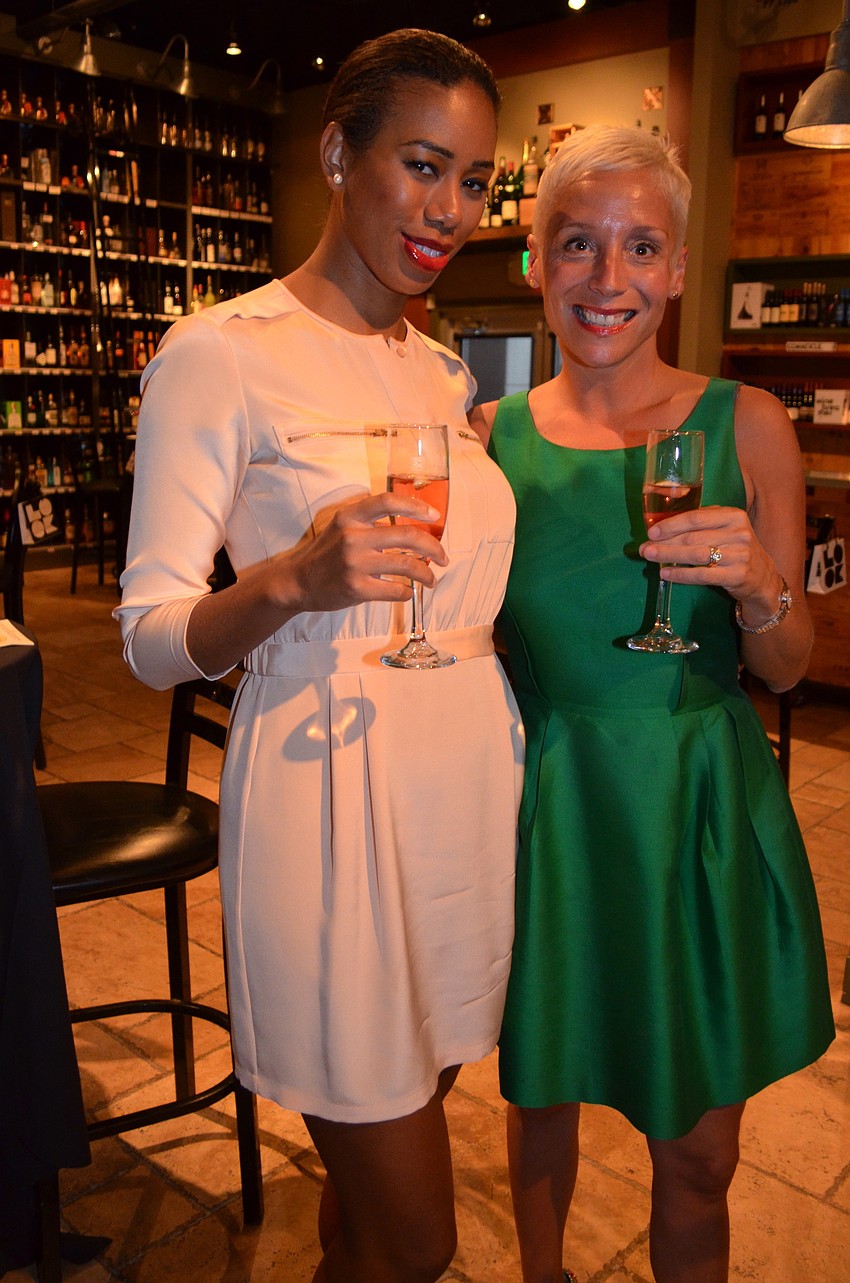Rochelle Nigri with host Julie Pepi from Southern Wine & Spirits.