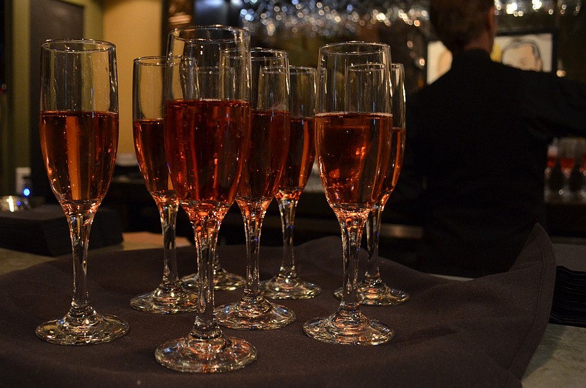 The first cocktail at the champagne tasting was â€˜The Stratosphere.â€™