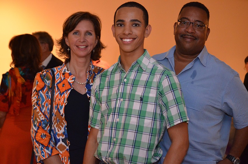 Beverly Griffin, Matthew Griffin and Adrian Griffin