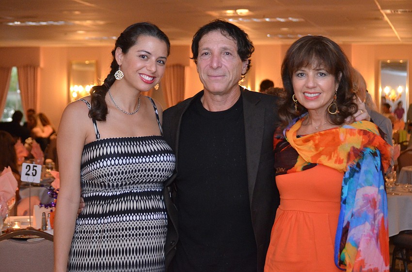 Lauren Saint Hilaire, David Goldstein and Pilar Goldstein