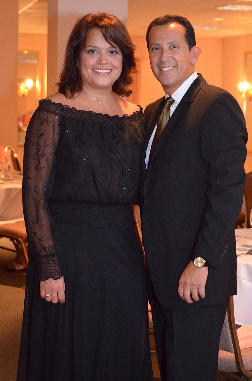 Rafael Robles and Dr. Rose Baez