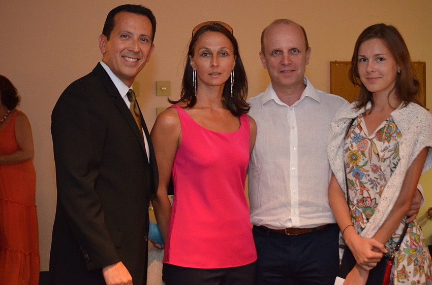 Rafael Robles, Vanda Fateev, Yuri Fateev and Ksenia Fateev