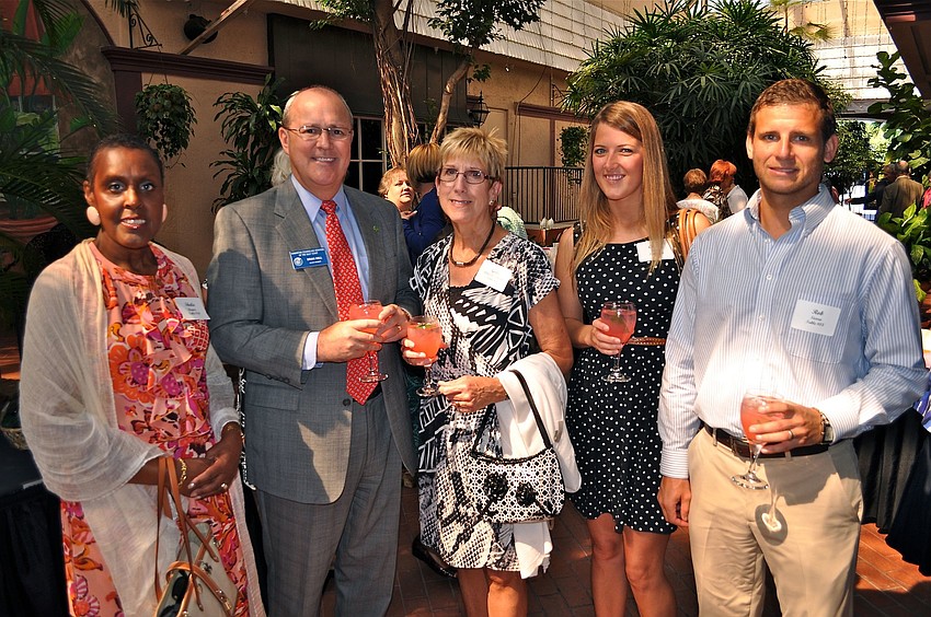Sheila Baynes, Brian Hall, Gale Whitson-Schmidt and Aimee and Rob Sicora