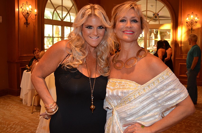 Chairwoman Michelle Sampson and Carolyn Repeta