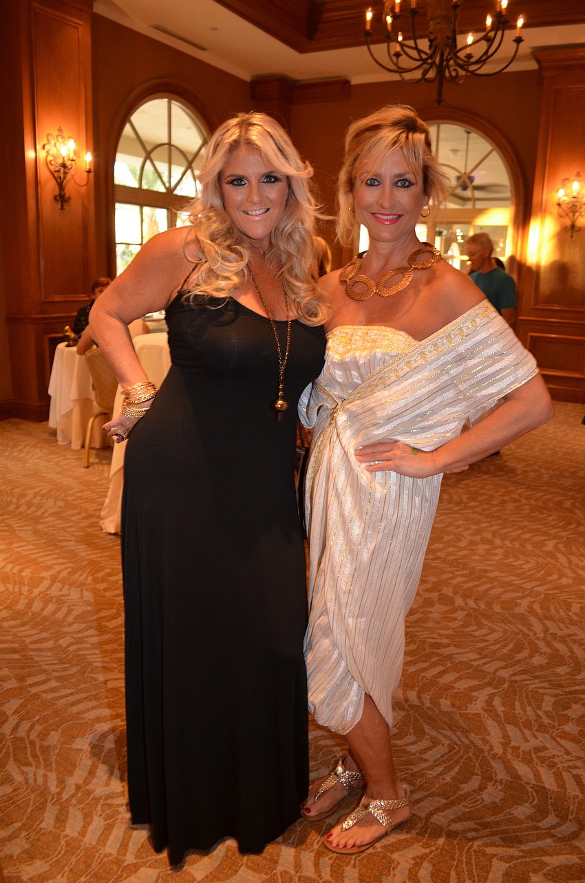 Chairwoman Michelle Sampson and Carolyn Repeta