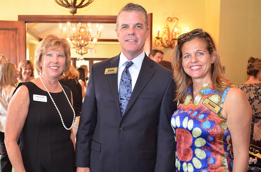 Kathy Collums, Bradley Hogreve and Anastasia Stefanou