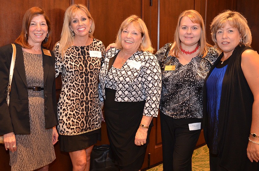 Mary Anne Kett, Gina Serena, Kathy Burns, Heather Perkins and JoAnn Lewis