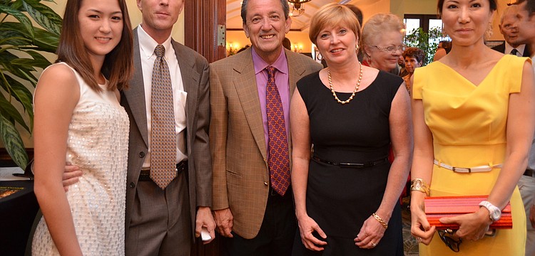 Emily Clendenon, John Clendenon, Fred and Missy Myers and Hyejung Clendenon