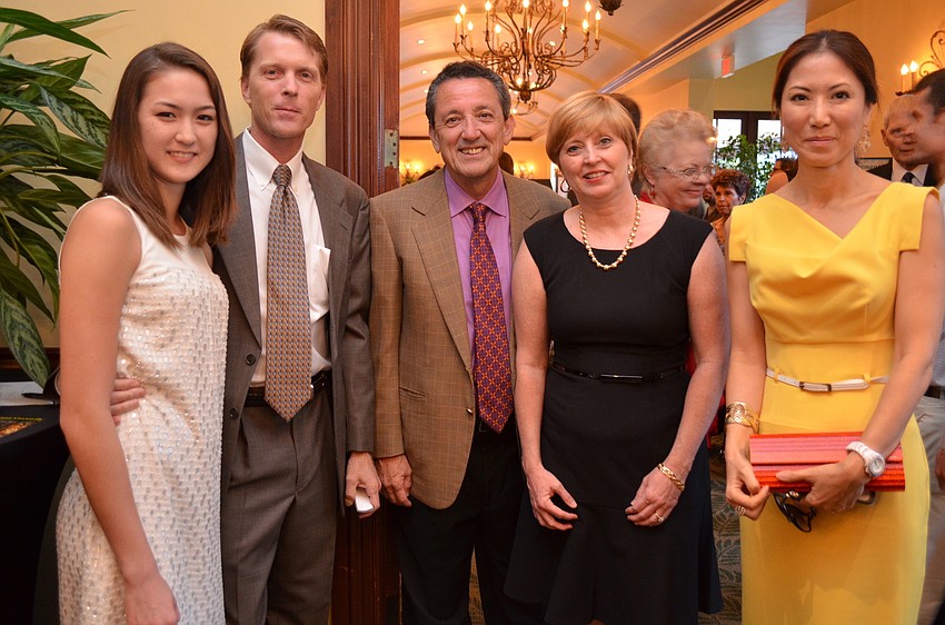 Emily Clendenon, John Clendenon, Fred and Missy Myers and Hyejung Clendenon