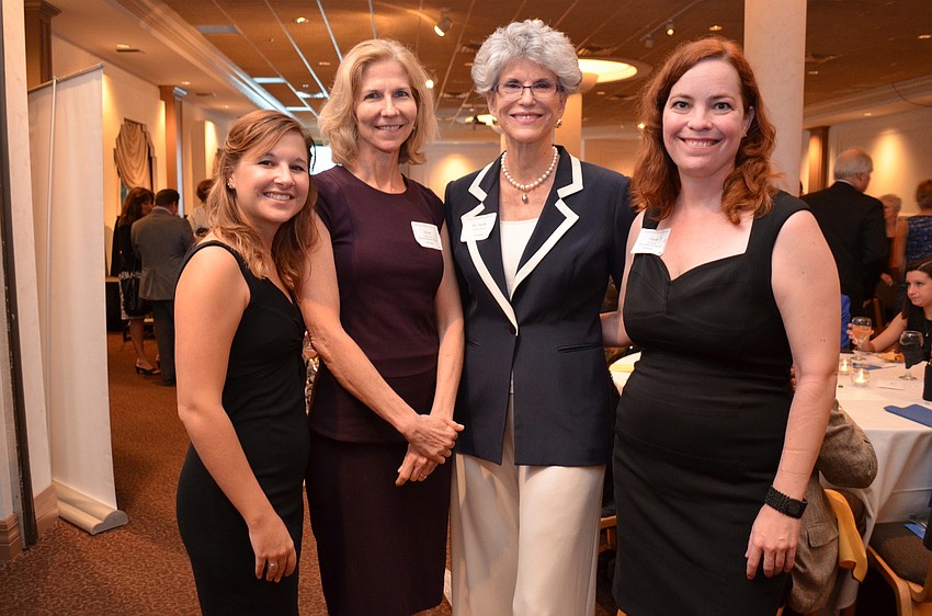 Courtney Hughes, Susan Burns, Dr. Sarah Pappas and Cindy Hill
