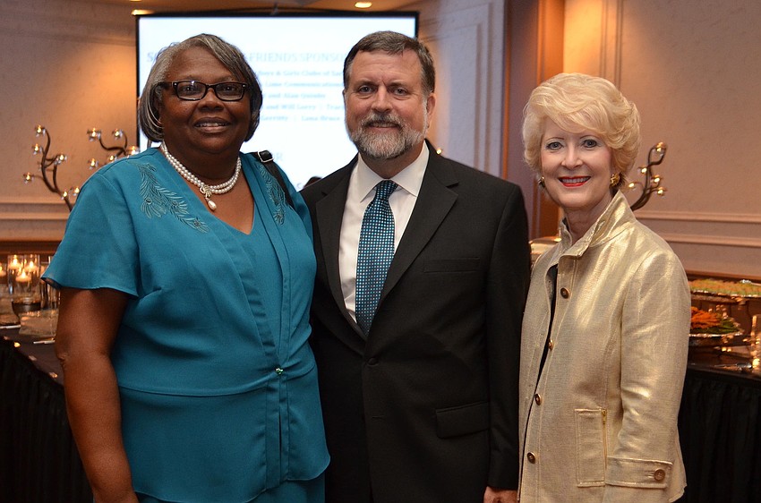 Sandra Terry, John McCarthy and Christine Jennings