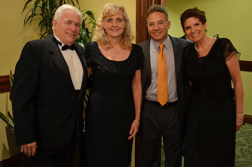 Charles and Katherine Van Zant with Douglass and Karen Vucclarelli