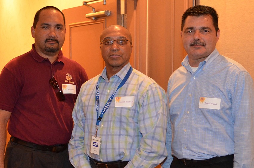 Alex Tasado, Samuel Burnside and Tony Kiwczak