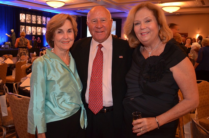 Sandra Robinson with Joe and Debbie Gigliotti