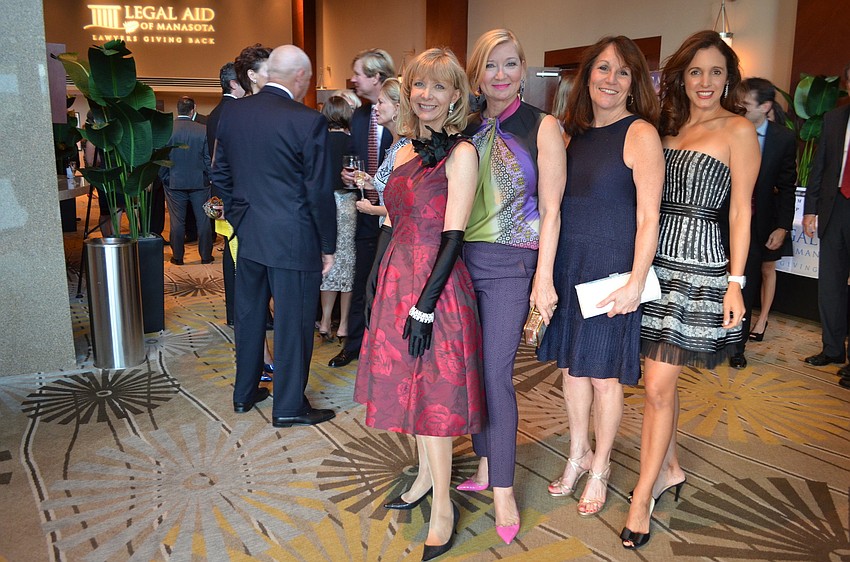 Event coordinator Charlie Ann Syprett with co-chairs Deborah Blue, Kim Bald and Jennie Famiglio