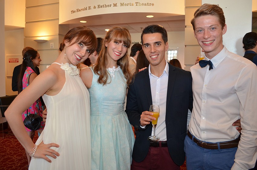 Kirsten Conrad, Sarah Monkman, Alex Harrison and Daniel Pratt