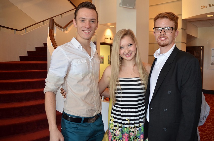 Jacob Hughes, Shelby Finnie and Jordan Carney