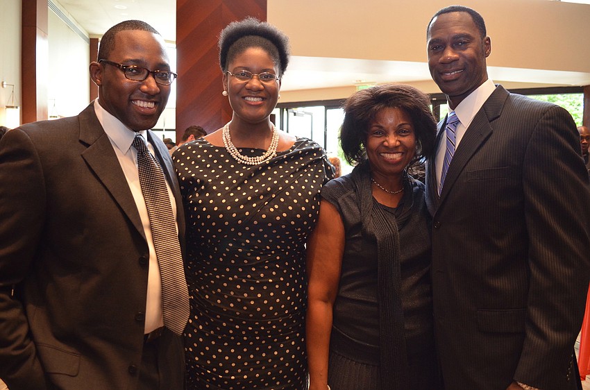 Will and Whitney Brown, Shelia Sanders and Aaron Bellamy