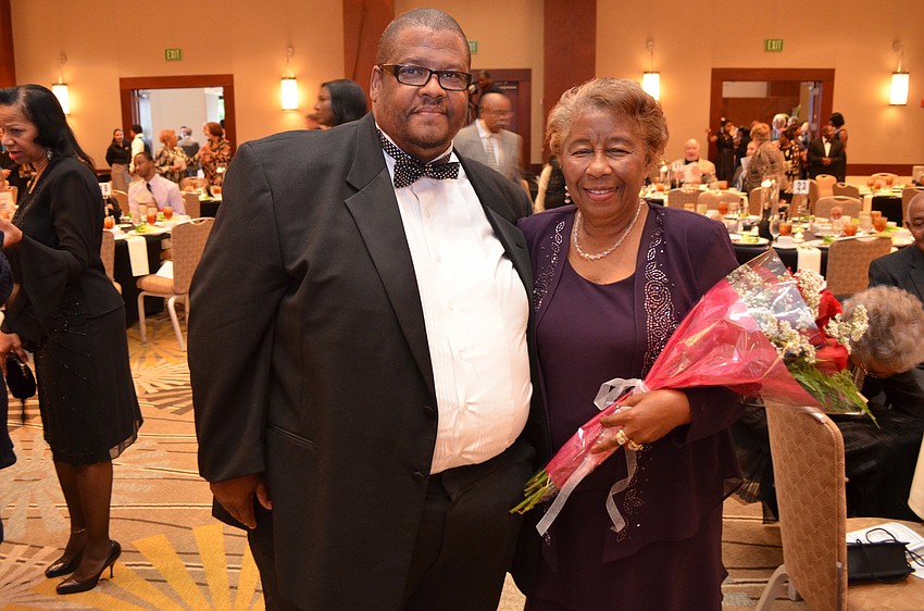 Rev. Clarence Honors with Lifetime Achievement award recipient Carl Stephens