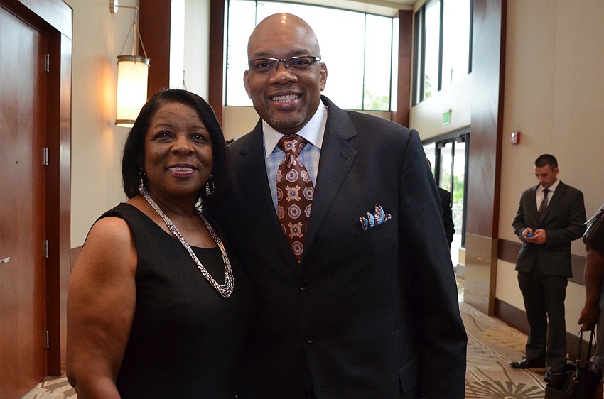 Chairwoman Cynthia Howard and President of the Sarasota County Branch-NCAAP Trevor Harvey