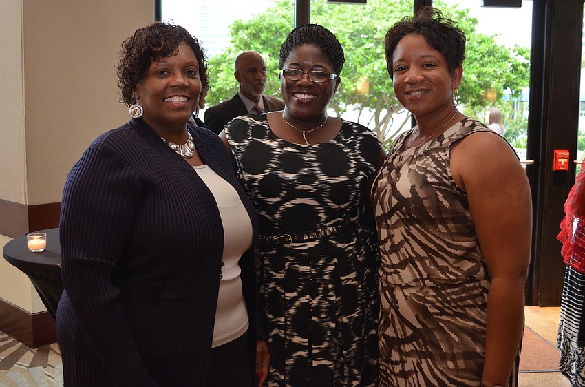 Ruth Thomas, Edwina Oliver and Kim McFarland