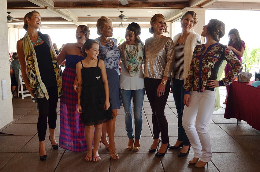 Kristy Cail, Marie Bowman, Hailey Page, Sandra Bellino, Tatyana Sharoubim, Sarah Lodge, Heidi Anderson and Hayley Wielgus