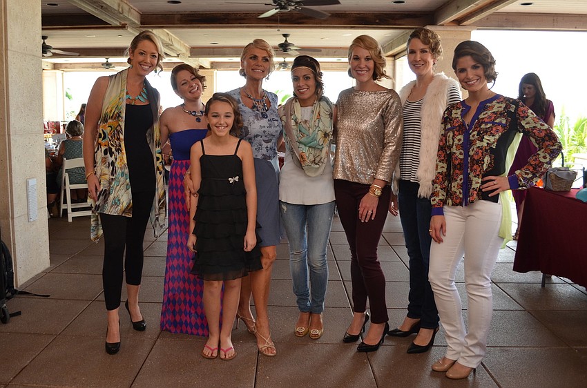 Kristy Cail, Marie Bowman, Hailey Page, Sandra Bellino, Tatyana Sharoubim, Sarah Lodge, Heidi Anderson and Hayley Wielgus