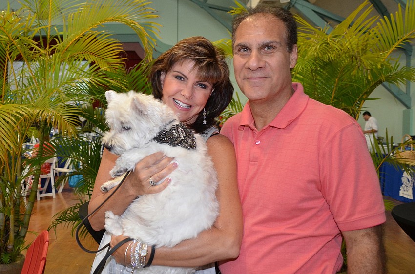 Terri and John Gance with Madison the West Highland White Terrier.