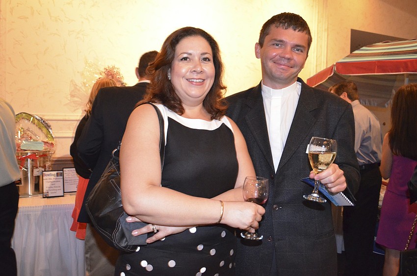 Blanca Goetz and Fr. Sebastian Szczawinski