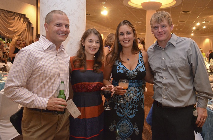 Julie and PJ Maloni with Jenna and Corey McCoy