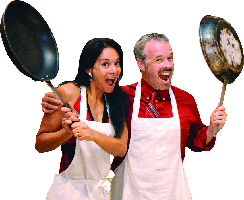 Bernadette Serafini and Charles Westcott at St. Martha's Interactive Dinner Oct. 5, at Michael's On East.