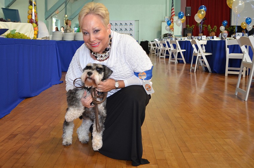 Susi Steenbarger with Mr. Mazel.