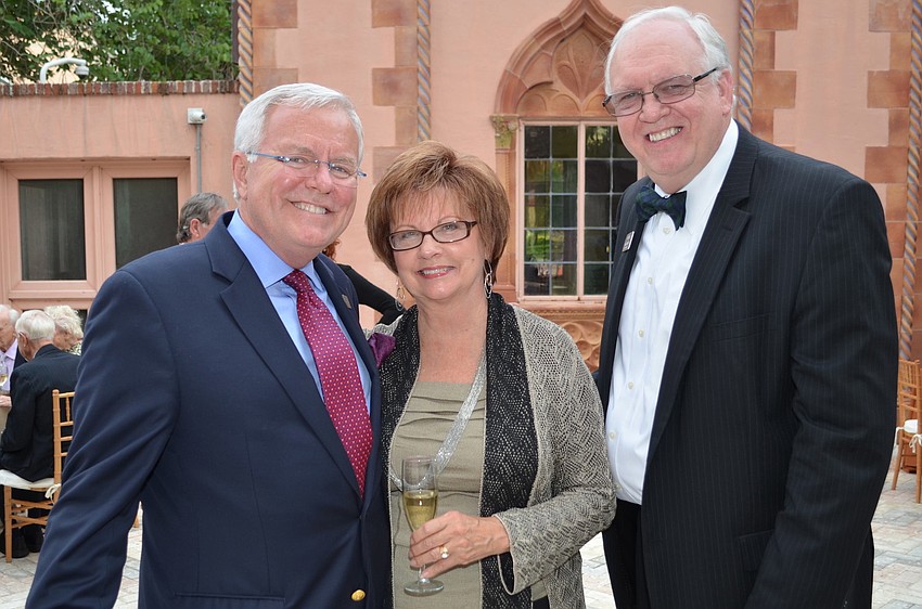 Dennis Stover with Marie and Mike Pender
