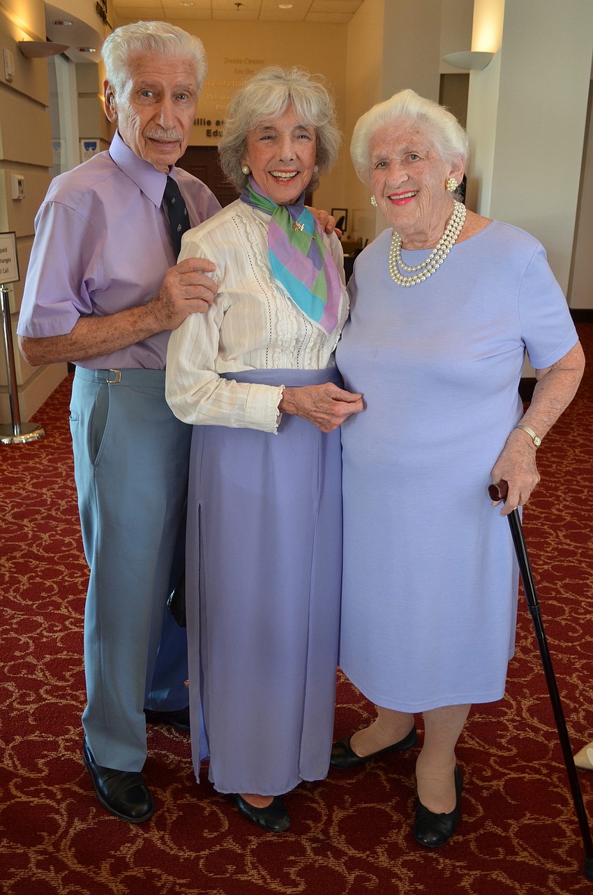 Juan and Janet Sheff with Virginia Page